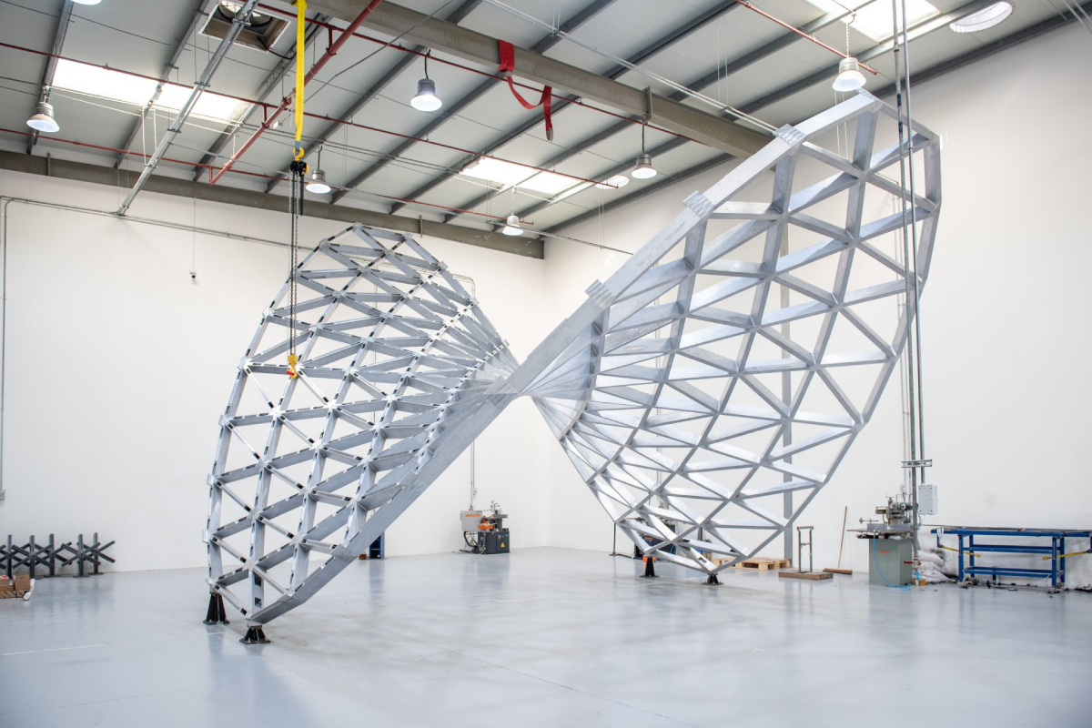 Schüco G2S parametric facade inside SME’s training center in Sharjah, UAE