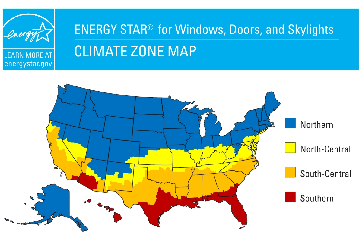 Energy Star Climate Zone Map