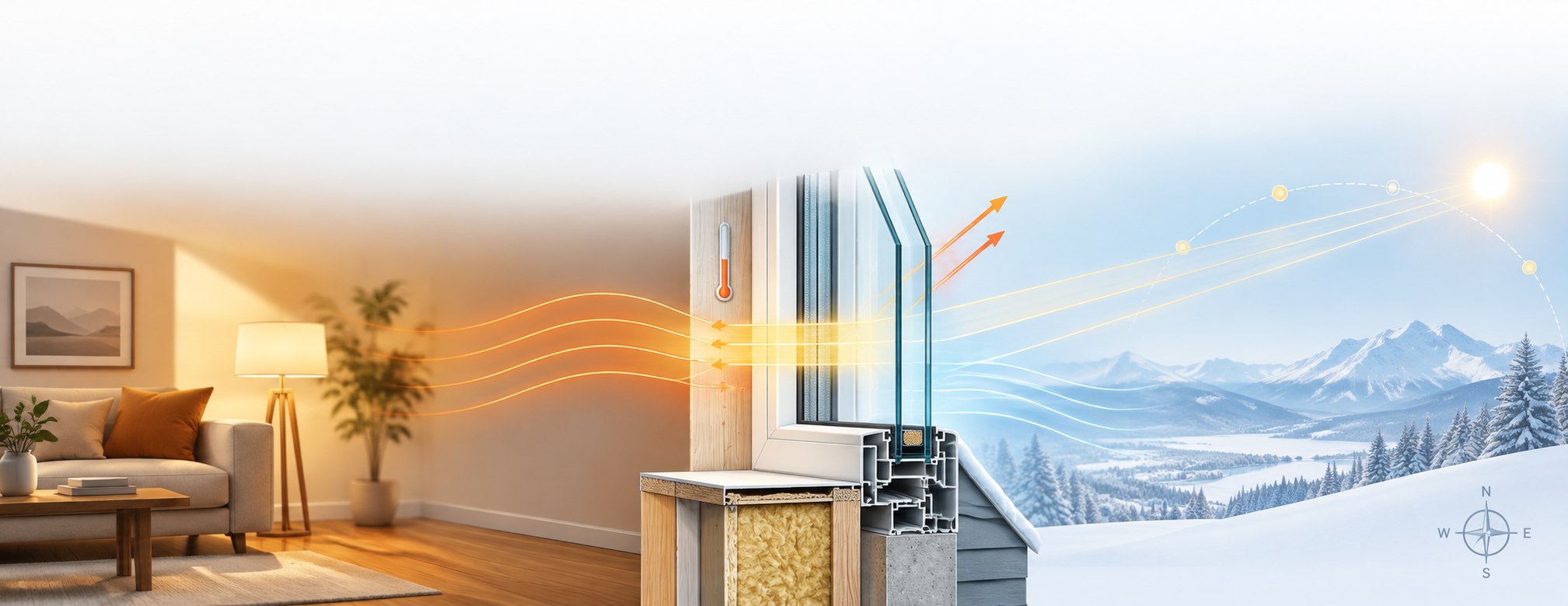 Heat Transfer Through an Energy-Efficient Window