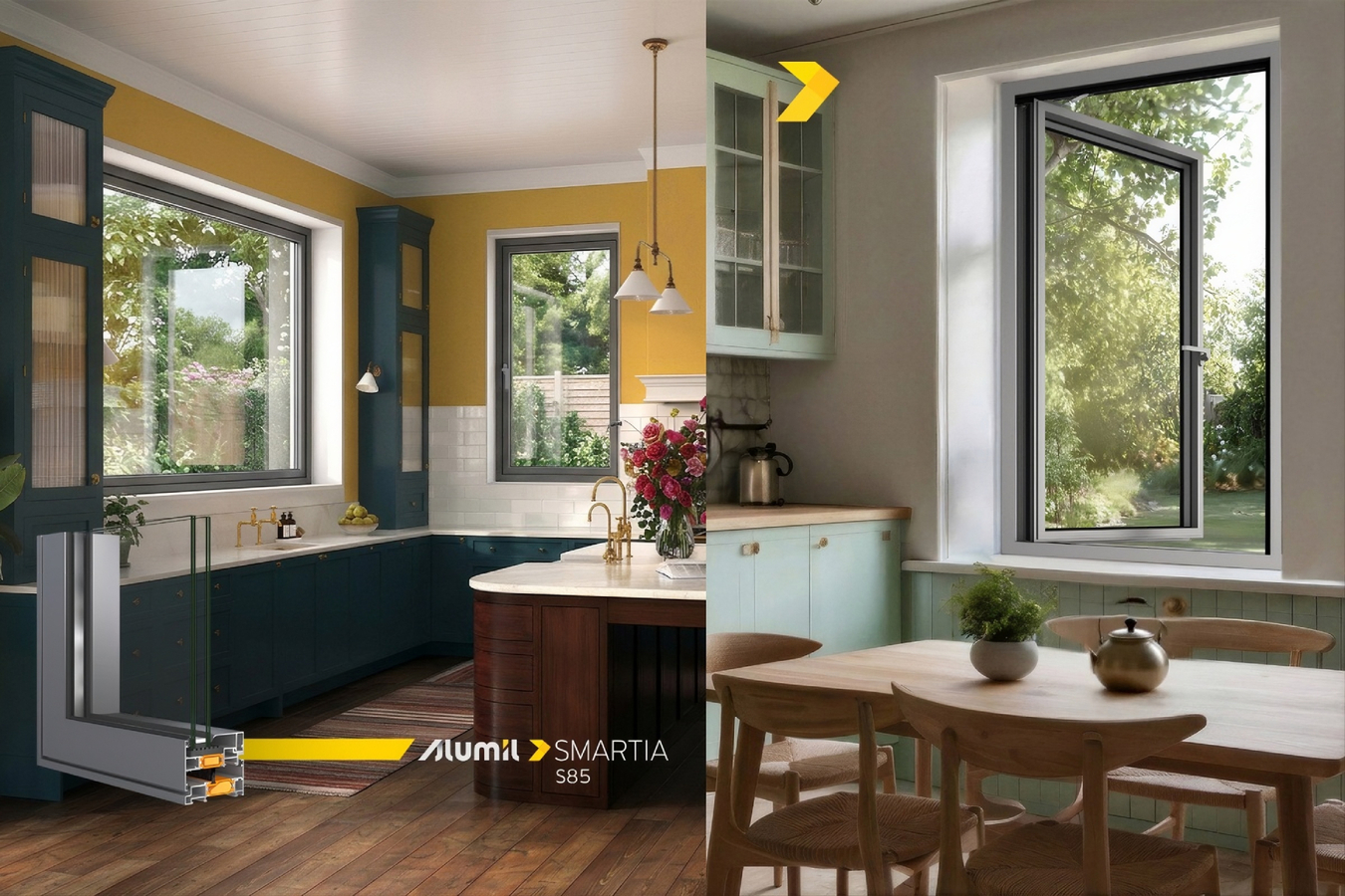Alumil Launches SMARTIA S85 Outward-Opening Aluminum Window System