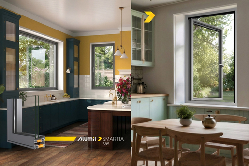 Alumil Launches SMARTIA S85 Outward-Opening Aluminum Window System