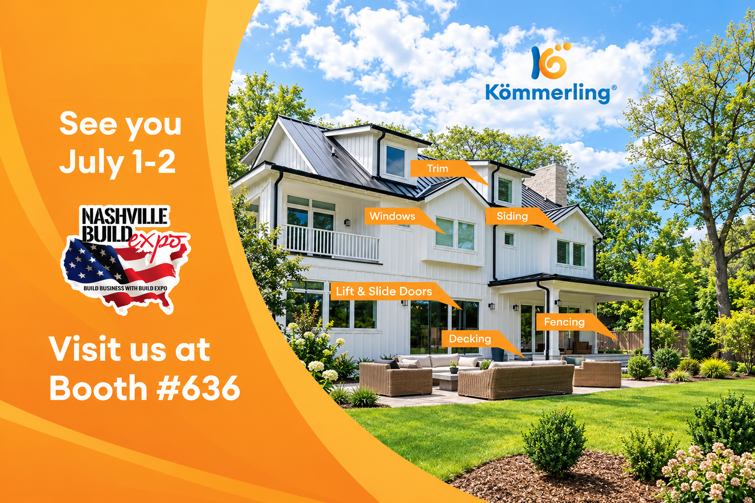 Kömmerling USA to Exhibit at Nashville Build Expo 2026