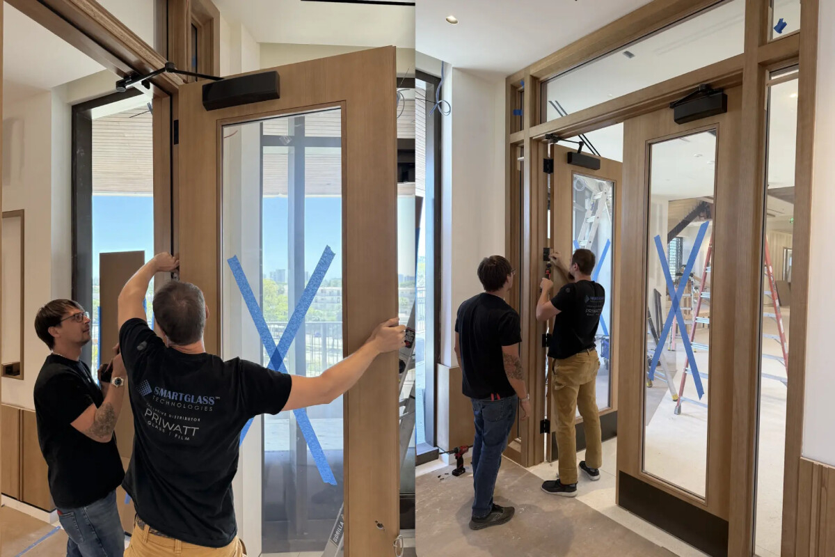 PriWatt™ Reverse Switchable Privacy Glass Installed at The Jim Moran Foundation Headquarters