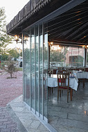 SCS-L sliding frameless glazing system