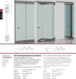 Vizyon KCS-L frameless folding glass system